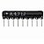 Rede Resistor 470R SIP-9 1/8W 5% Royalohm - Imagem 2