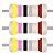 Resistor Filme Metálico 4.7R 1/4W T52 Axial CR25 1% - 100 Unidades - Imagem 1