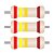 100 Peças Resistor CR25 2R4 2,4R 1/4W PTH Alta Precisão 1% CF - Imagem 1
