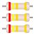 Resistor CF CR25 2,4Ω 1/4W Through Hole Axial 5% - 100 Unidades - Imagem 1