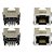Conector de Rede RJ45 Blindado 8P8C Horizontal 90° (2RJ1650-010111F) - Imagem 1