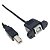 Adaptador Extensão USB B M/F 30cm Cabo Prolongador para Impressora - Imagem 1