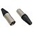 Conector Canon XLR Macho 3 Terminais M2 Soldável - Imagem 1