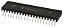 PIC16F877-20/P Microcontrolador Flash DIP-40 PTH - Imagem 1