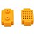 Mini Breadboard 25 Pontos Laranja para Montagem de Circuitos - Imagem 1
