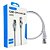 Cabo Patch Cord CAT6 3 Metros RJ45 Crimpado para Câmeras CFTV LE-312 - Imagem 1