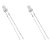 Diodo LED Branco 5mm Crystal 15000-20000mcd Allcone P/N 05141WC - Imagem 1