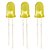 LED Indicador Amarelo 5mm 16mcd Through Hole MIC CLL50531 - Imagem 1