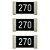 FRL2512JR270TS Resistor Chip SMD 0.27R 270M 2512 1W 5% - Imagem 2