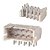 Header Macho Angular S10B-PHDSS 10 Vias 2x5 Pitch 2,0mm PCB - Imagem 1