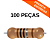 Resistor Eletrônico 1R 1/4W Axial MR25 – Pacote com 100 Peças - Imagem 1