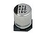 Capacitor SMD 220µF 16V Eletrolítico 6.3x7.7mm Lelon - Imagem 1