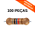 100x Resistor 80,6KΩ Precisão 1% 0,25W Axial MR25 - Imagem 1