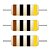 Resistor 10R Filme Carbono Mini Axial 1/6W 5% - Pacote com 100 Peças - Imagem 1