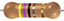 Resistor 4R7Ω Metal Film 1 Watt 5% Axial - Imagem 1
