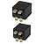 Chave DIP 2 Vias 90 Graus SMD Passo 2,54mm BPA02SB - Imagem 2