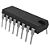MAX232CPE+ Interface Serial RS-232 Driver/Receptor PDIP-16 - Imagem 1