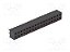 Barra Fêmea Dupla 34 Pinos 2x17 Passo 2,00mm DS1026-05-2x17S8BV - Imagem 2