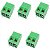 Conector Terminal KF128 2 Polos Passo 5,0mm Verde para Placa PCI - Imagem 3