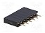 Barra de Pinos Fêmea 1x6 Vias 2,54mm 180° para PCB - Imagem 3