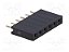 Barra de Pinos Fêmea 1x6 Vias 2,54mm 180° para PCB - Imagem 2