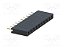 Barra de Pinos Fêmea 1x10 Vias 2,54mm 180° para PCB - Imagem 1