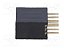 Barra de Pinos Fêmea 2x4 Vias Passo 2,54mm DS1023-2×4S21 para PCB - Imagem 2