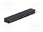 Barra Fêmea 2x20 Pinos 2,54mm 180° para PCB - Imagem 4