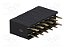 Barra Fêmea 2x6 Pinos 2,54mm 180° para PCB - Imagem 4