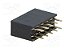 Barra Fêmea 2x5 Pinos 2,54mm 180° para PCB - Imagem 3