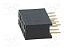 Barra Fêmea 2x5 Pinos 2,54mm 180° para PCB - Imagem 2