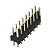 Header Macho Duplo 2x8 16 Pinos 180° Passo 2.54mm PTH - Imagem 1