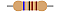 100x Resistor Axial 6K8 Ohms ±1% 0,25W (1/4W) CR25 - Imagem 1
