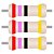 100x Resistor Axial 27 Ohms ±5% 0,25W (1/4W) CR25 - Imagem 1