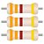 100x Resistor Axial 330 Ohms ±5% 0,25W (1/4W) CR25 - Imagem 1