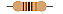 100x Resistor Axial 1K2 Ohms ±5% 0,25W (1/4W) CR25 - Imagem 1