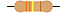 100x Resistor Axial 330K Ohms ±5% 0,25W (1/4W) CR25 - Imagem 1