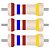 100x Resistor Axial 160 Ohms ±5% 0,25W (1/4W) CR25 - Imagem 1
