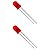 LED Difuso Vermelho 3mm Alto Brilho 80mcd Foryard FYL-3014SRD1A - Imagem 1
