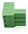Borne Fêmea 3 Polos Passo 5,08mm 90° Verde KF2EDGK-5.08-03P - Imagem 4