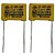 Capacitor Poliéster X2-MPX 100nF 0.1uF 280VAC Passo 15mm 10% (104) - Imagem 1