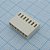 Conector Fêmea 7 Vias Passo 2.54mm 180° DS1070-SCV07 - Imagem 4