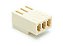 Conector Fêmea 3 Vias Passo 2.54mm 180° DS1070-SCV03 - Imagem 1