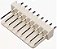 Conector KK 9 Vias Macho 2.54mm DS1070-09MVV6 180° - Imagem 1