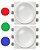 LED RGB 0,5W SMD PLCC-6 4040 PP6N-FFFE - Diodo de Potência - Imagem 1
