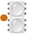 LED de Potência SMD 4040 Âmbar 60mA 0,2W ProLight Crab PP6N-TLAE - Imagem 1