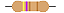 100x Resistor 4R7 4,7 Ohms 1/6W 5% CR12 Axial - Imagem 1