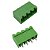 Borne Macho PCB 4 Vias Fechado 5,08mm Ângulo 180° KF2EDGVC-5.08-04P - Imagem 1