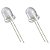 LED Branco Alto Brilho 8mm Through Hole 1L0845W32B0CA001 - Imagem 1