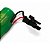 Bateria Recarregável 18650 Li-Ion 2600mAh com Conector 3 Vias Verde - Imagem 1
